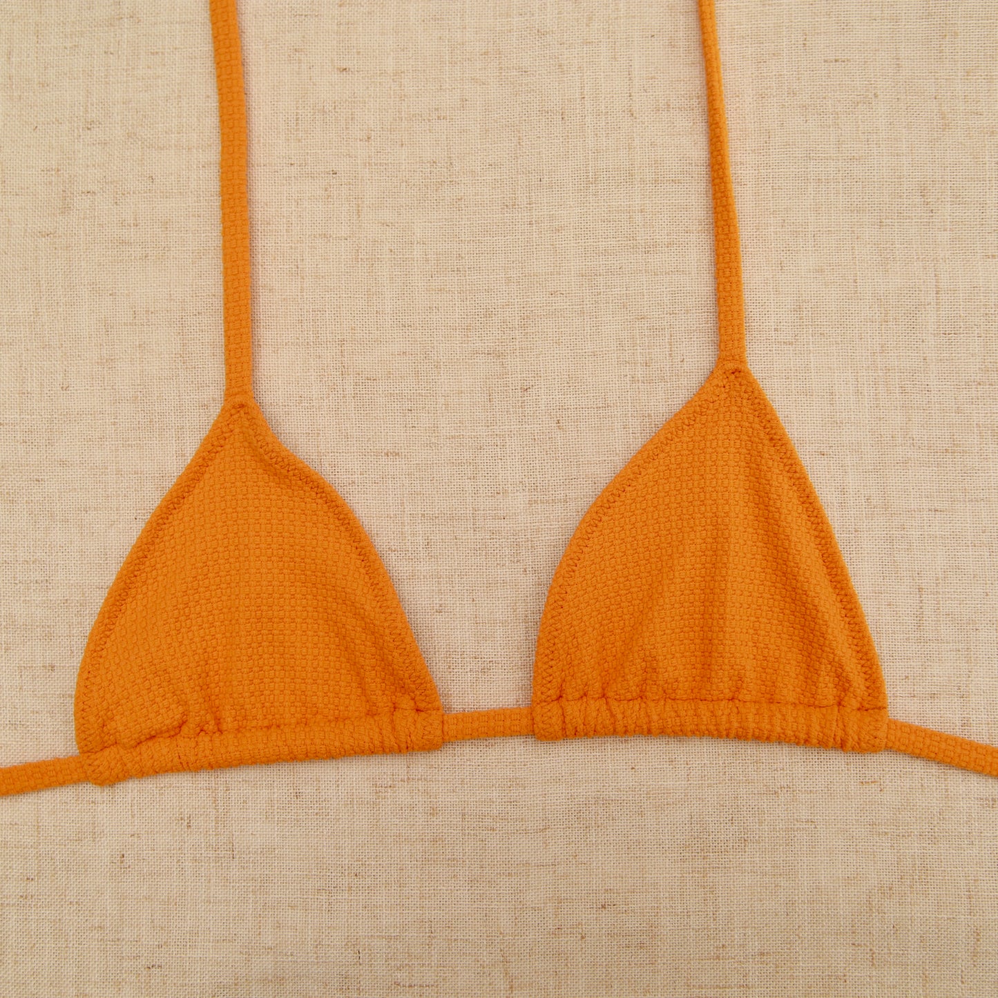 Triangle Bikini Top  - Apricot