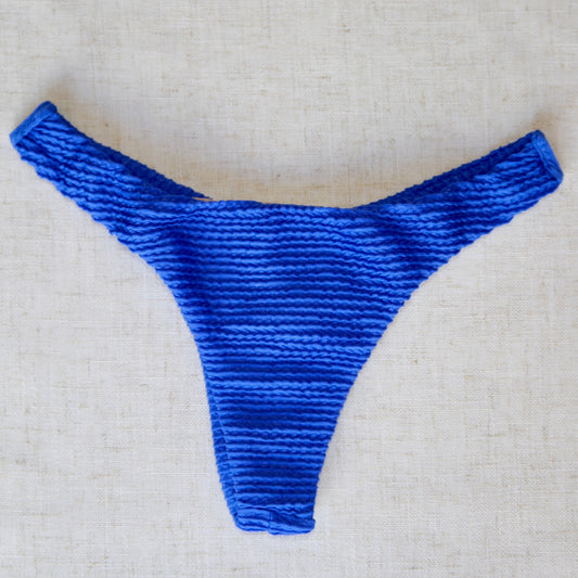 Brazilian Bikini Bottom - Ocean Blue Ripple