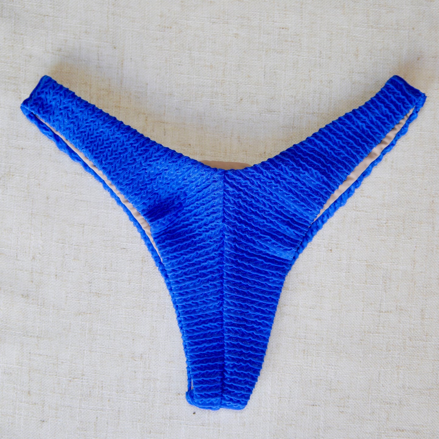 Brazilian Bikini Bottom - Ocean Blue Ripple