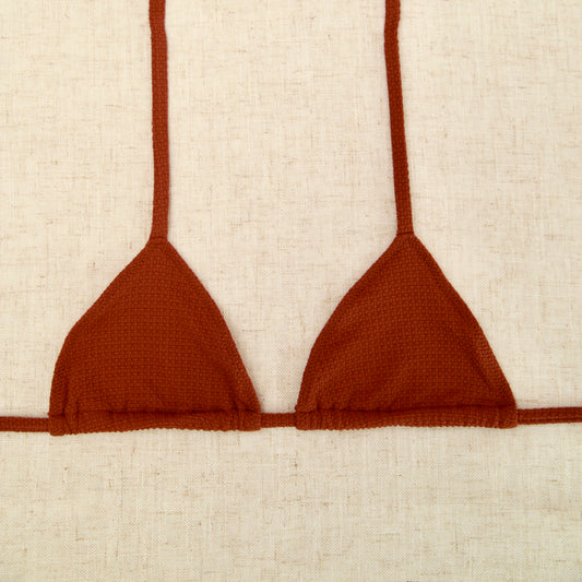 Triangle Bikini Top  - Milk Chocolate