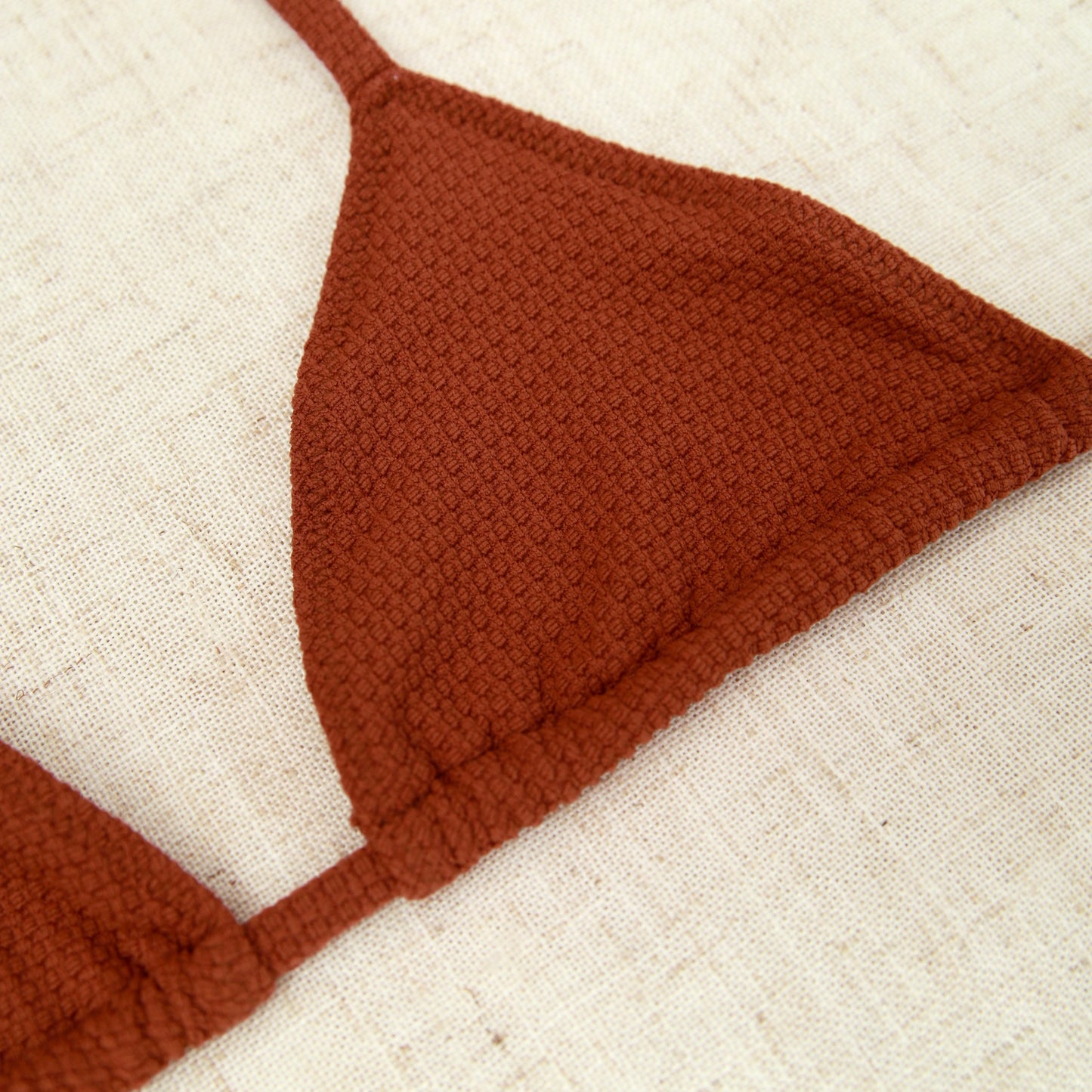 Triangle Bikini Top  - Milk Chocolate